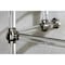 Fauceture Templeton 24" x 20-3/8" x 33-3/16" Acrylic Console Sink Legs, Nickel VAH282033SN - alternate 6
